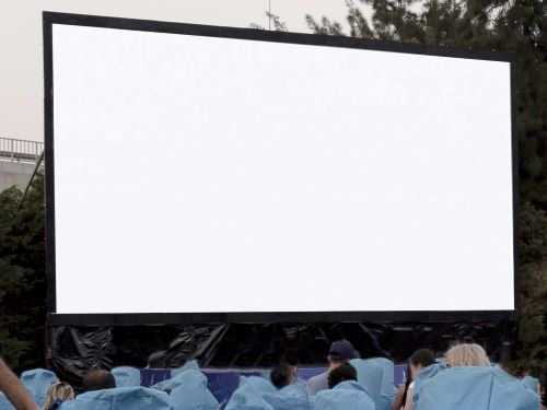 Ecran geant cinéma en plein air Cinema en plein air